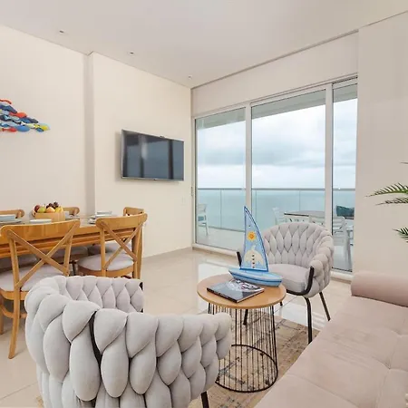 Luxurious In H2 With A View Of The Sea Apto 2706 Cartagena